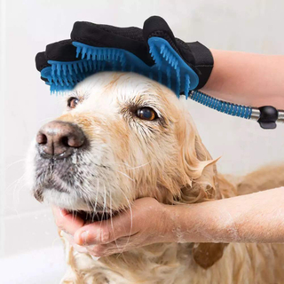Pet Dog Bath Massaging Glove 