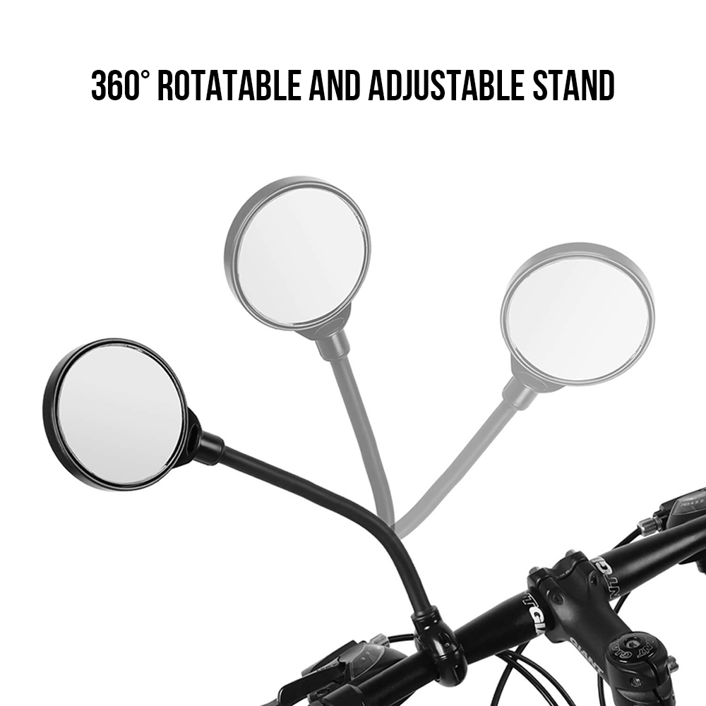 Wholesale 360 Rotating Adjustable Bicycle Mirrors For Mountain Road Bike Electric Motorcycle