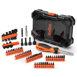 Wintuul 73PCS Screwdriver Set Nut Driver Set With Magnetic Torx Phillips Bits Combo Kit