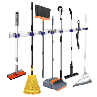 Wholesale Factory Price Heavy Duty Aluminum Tool Organizer Hanger Wall Mount Tool Rack Garden Tool Holder