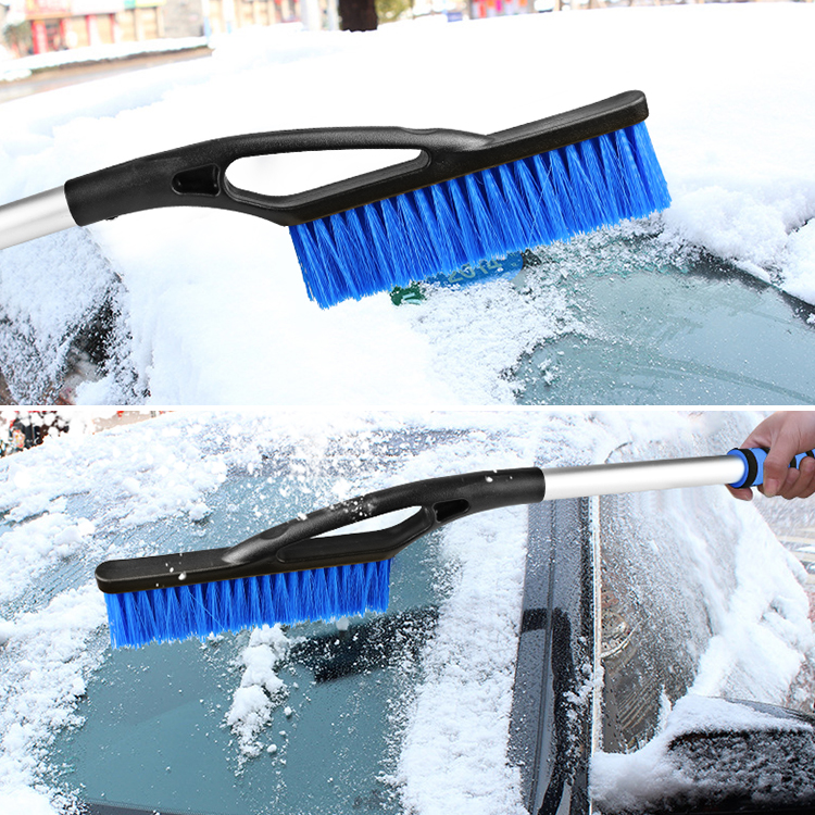 Heavy Duty Car Snow Brush With Ice Scraper, Foam Grip Durable Snow Brushes For Cars