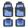 4Pieces Unique Car Accessories Universal PVC Car Mat , 3D Car Floor Mats