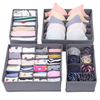 Drawer Underwear Organizer Divider Fabric Foldable Dresser Storage Basket Organizers And Storage Bins For Storing Bra, Lingerie, Undies