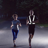 Black Color Reflective Elastic Strap Safety Vest Belt for outside Running Safety EN17353 Standard