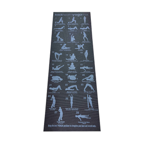  PVC Yoga Mat With Exercise Plan