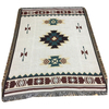 Woven Floral Polyester Pattern Tassel Sofa Blankets