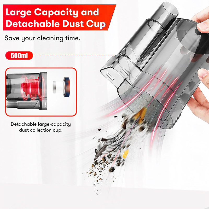 Amazon New Releases 120W/7500Pa High Power Portable Car Vacuum Cleaner For Car Interior Cleaning
