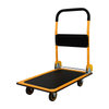 4 Wheels Heavy Duty Dolly 150kg 300kg Capacity Industrial Warehouse Transport Goods Platform Trolley Folding Hand Truck