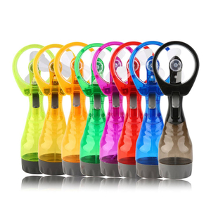 Colorful Summer Outdoor Travel Hand Held Portable Mini Water Spray Mist Cooling Fan